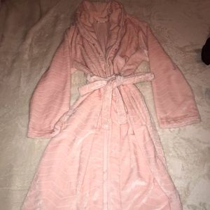 New bathrobe. pink, cozy